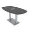 Skutchi Designs 33.5 in W, 69.5 in L, 29 in H, Engineered Wood Top, Grey HAR-ABOT-34X70-DOU-ELEC-ASIANNIGHT - alternate 1